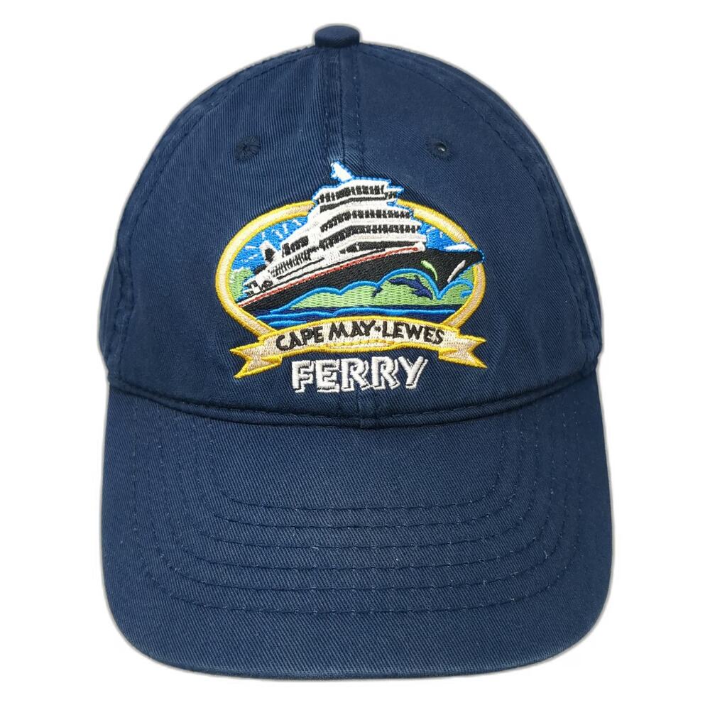 Strand Headwear Cape May-Lewes Ferry Crewmember Blue Baseball Cap One Size Hat